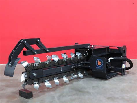 wolverine trencher for skid steer|wolverine skid steer hydraulic trencher.